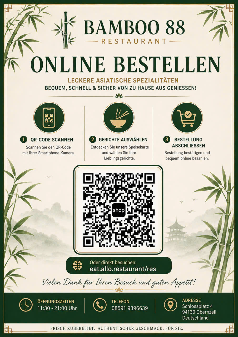Bamboo 88 – Online bestellen